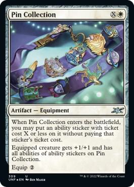 Pin Collection Galaxy Foil 309/244 (Unfinity)  - Foil | Good Games Modbury