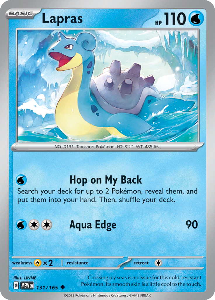 Lapras (131/165) [Scarlet & Violet: 151] | Good Games Modbury