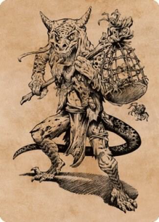 Taunting Kobold Art Card 57 (Art Series: Commander Legends: Battle for Baldur's Gate)  | Good Games Modbury