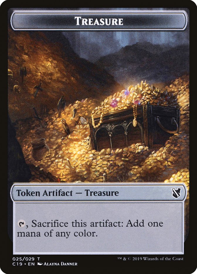 Treasure Token [Commander 2019 Tokens] | Good Games Modbury