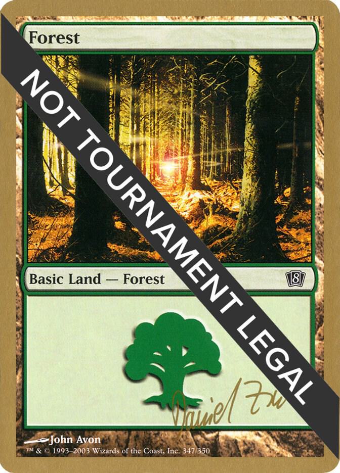 Forest 347 2003 Daniel Zink 8ED dz347/142 (World Championship Decks)  | Good Games Modbury