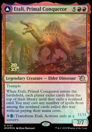Etali, Primal Conqueror // Etali, Primal Sickness [March of the Machine Prerelease Promos] | Good Games Modbury