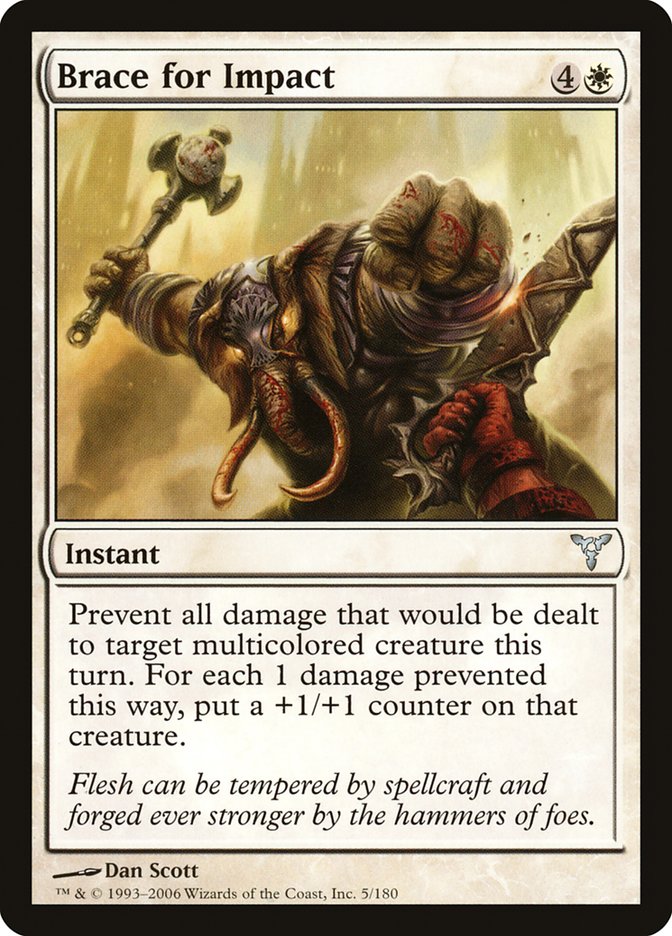 Brace for Impact 5/180 (Dissension)  - Foil | Good Games Modbury
