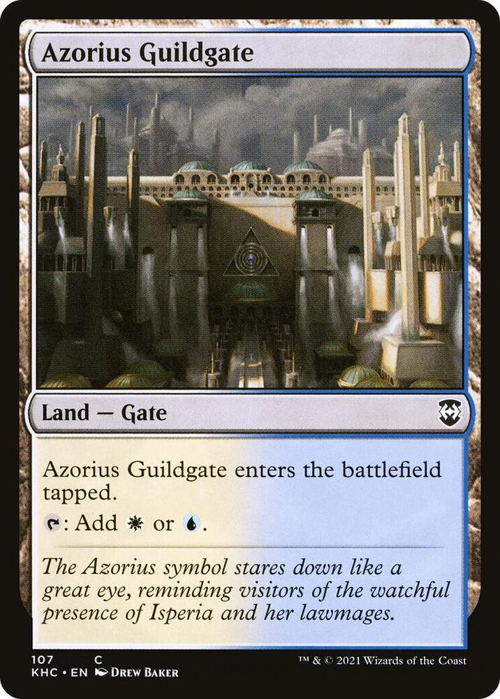 Azorius Guildgate 107/1 (Commander: Kaldheim)  | Good Games Modbury