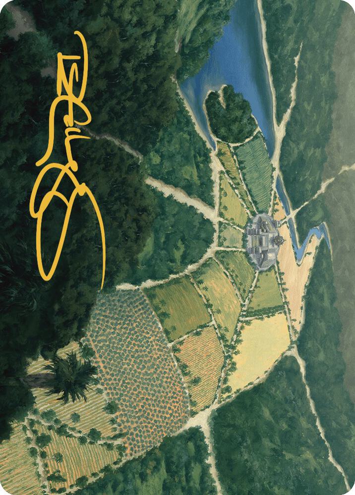 Restless Prairie Art Card Gold Stamped Signature 43 (Art Series: The Lost Caverns of Ixalan)  | Good Games Modbury