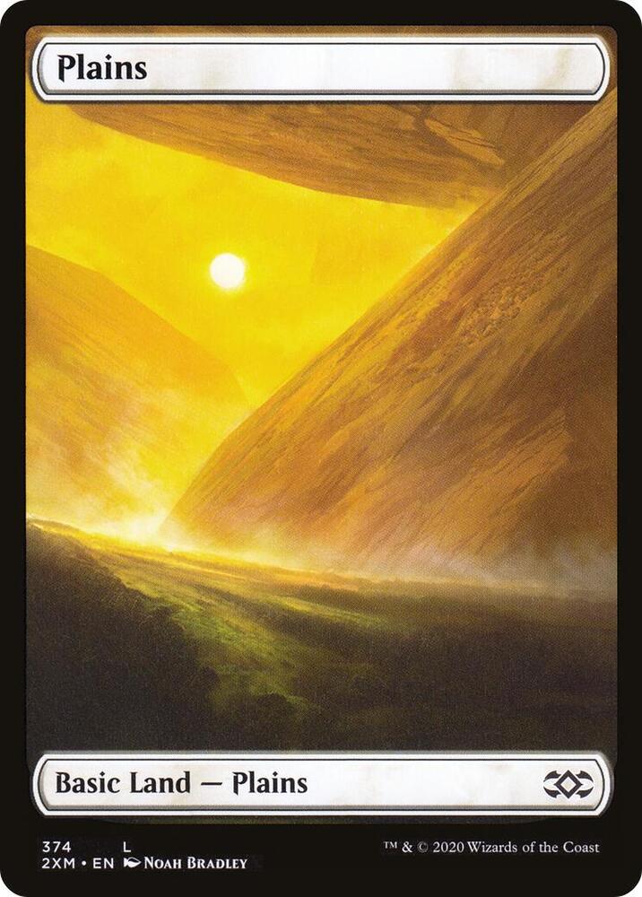 Plains 374/332 (Double Masters)  - Full Art | Good Games Modbury