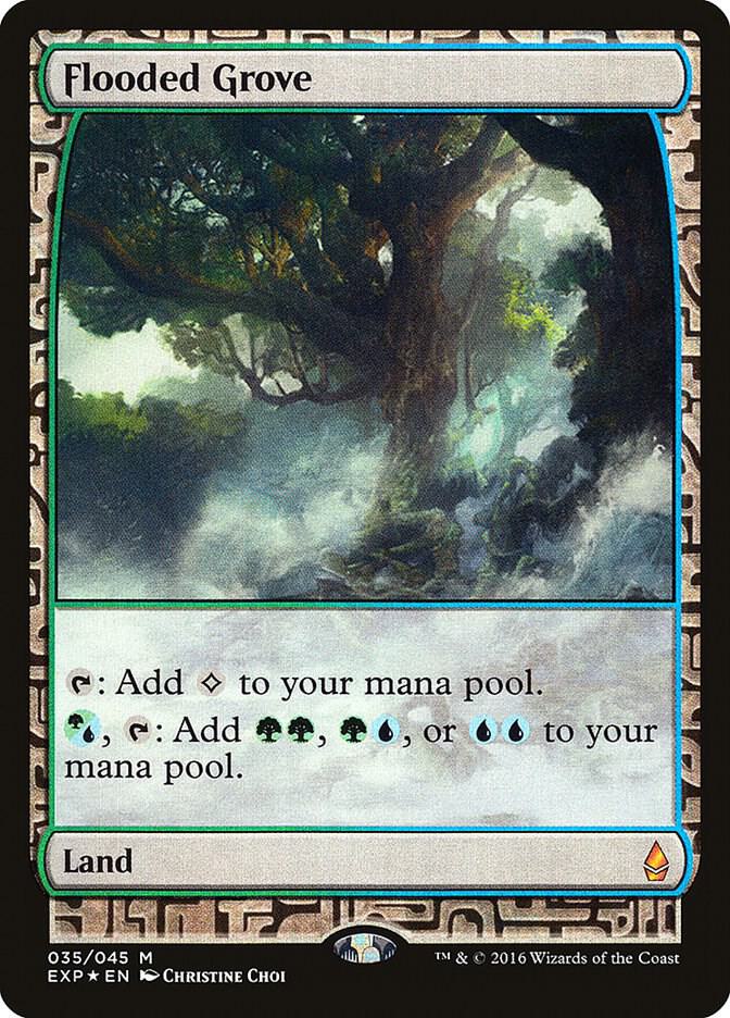 Flooded Grove 35/45 (Zendikar Expeditions)  - Foil | Good Games Modbury