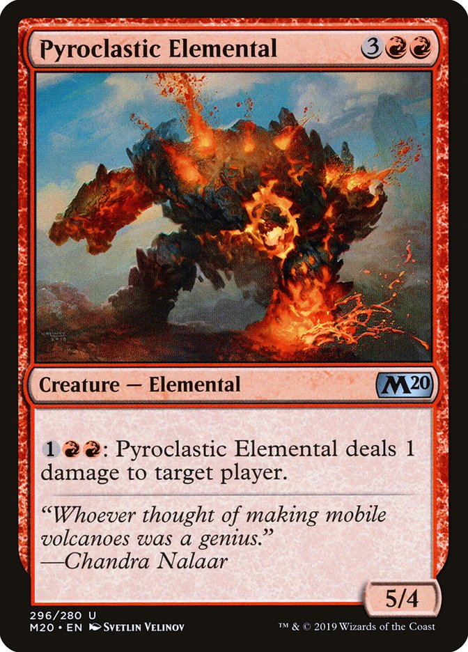 Pyroclastic Elemental [Core Set 2020] | Good Games Modbury