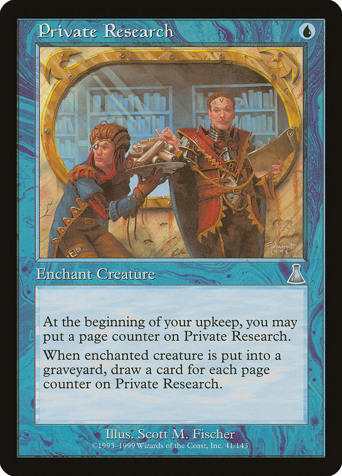 Private Research 41/143 (Urza's Destiny)  - Foil | Good Games Modbury