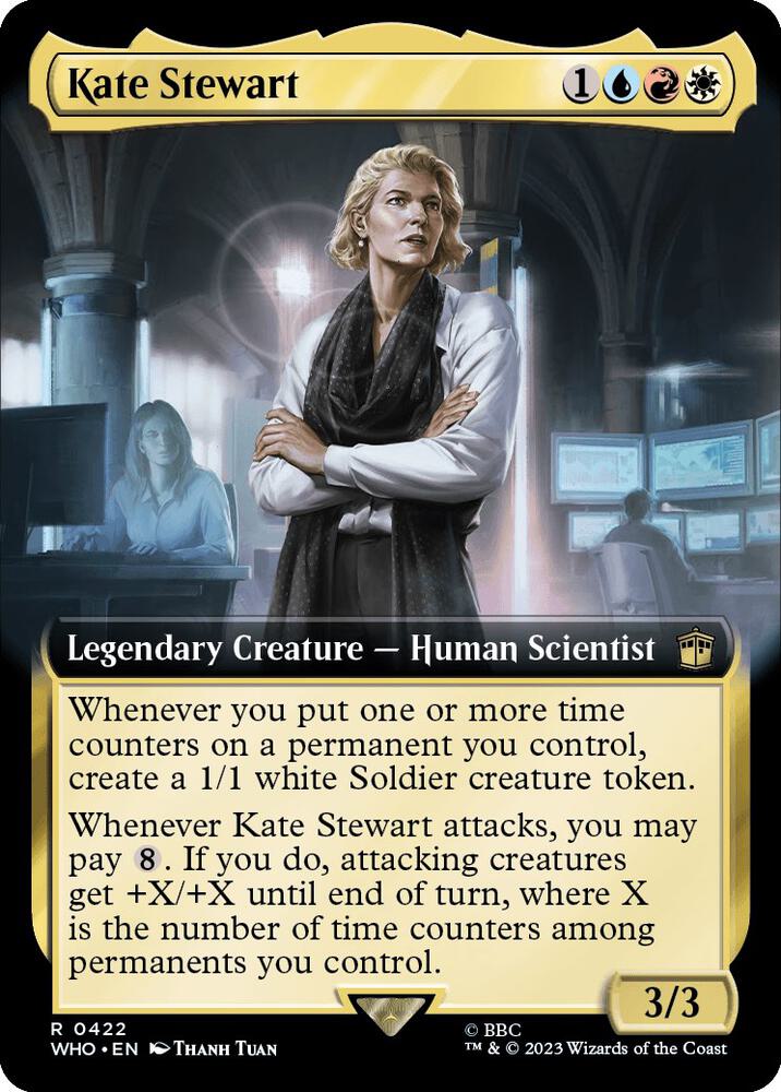 Kate Stewart 422/331 (Universes Beyond: Doctor Who)  - Extended Art | Good Games Modbury