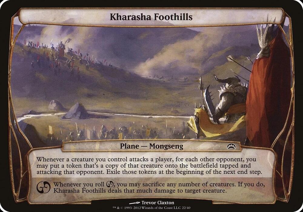 Kharasha Foothills Planechase 2012 22/40 (Oversize Cards)  | Good Games Modbury