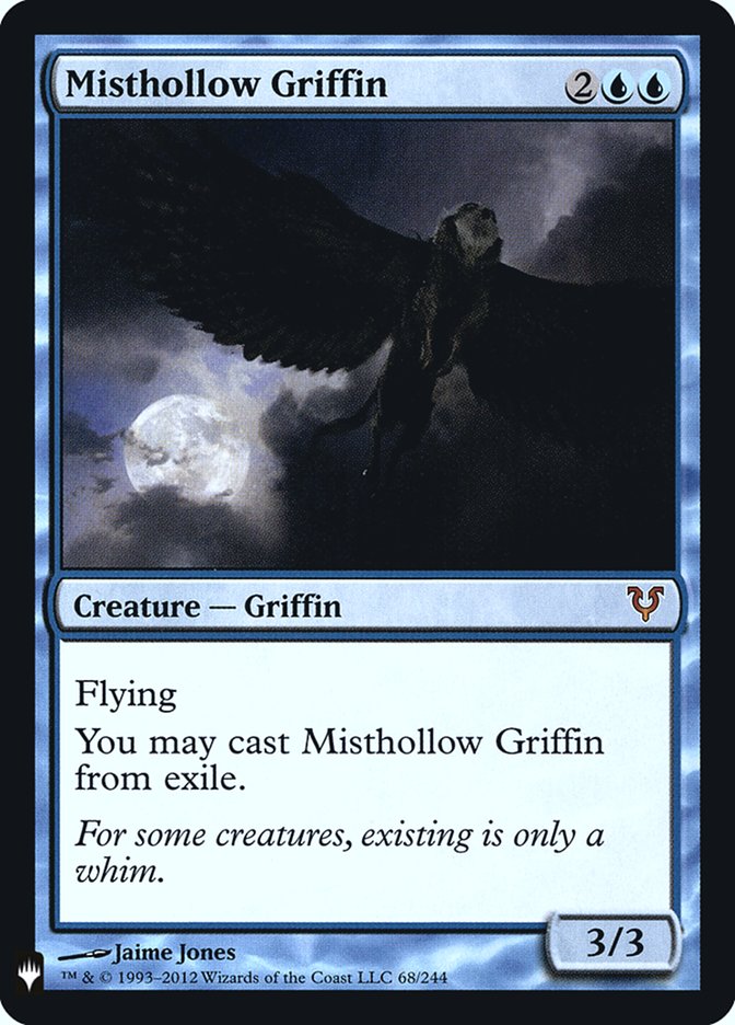 Misthollow Griffin [Mystery Booster] | Good Games Modbury