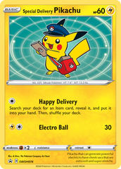 Special Delivery Pikachu (SWSH074) [Sword & Shield: Black Star Promos] | Good Games Modbury