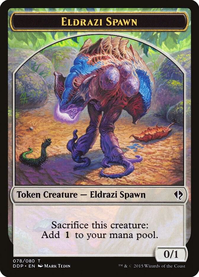 Eldrazi Spawn Token 078 78 (Duel Decks: Zendikar vs. Eldrazi)  | Good Games Modbury