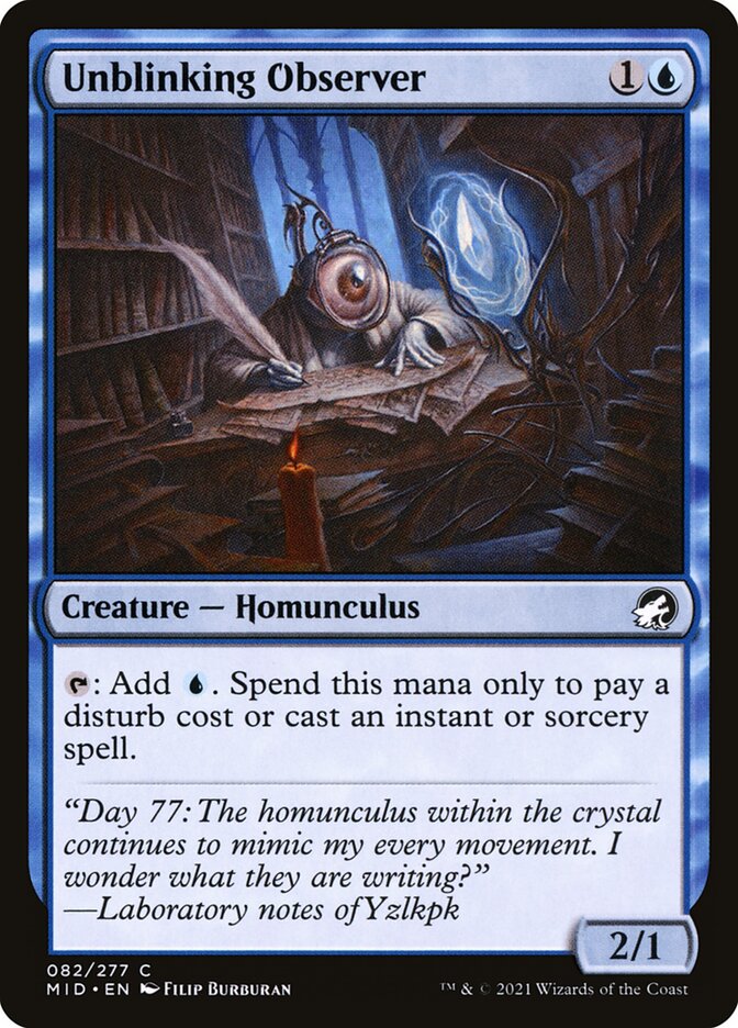 Unblinking Observer 82/277 (Innistrad: Midnight Hunt)  | Good Games Modbury