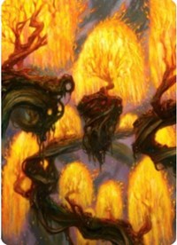 Grove of the Burnwillows Art Card [Zendikar Rising Art Series] | Good Games Modbury