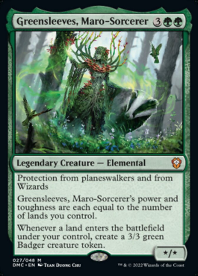 Greensleeves, Maro-Sorcerer [Dominaria United Commander] | Good Games Modbury