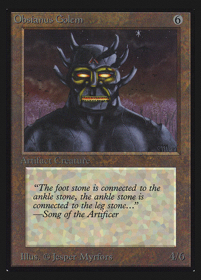 Obsianus Golem [International Collectors' Edition] | Good Games Modbury