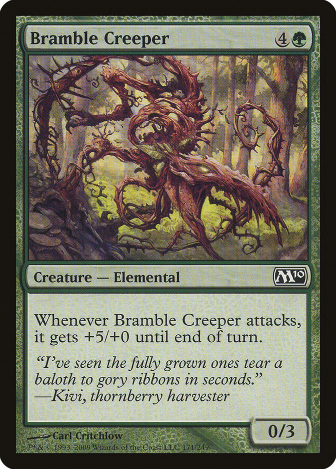 Bramble Creeper 171/249 (Magic 2010 (M10))  | Good Games Modbury