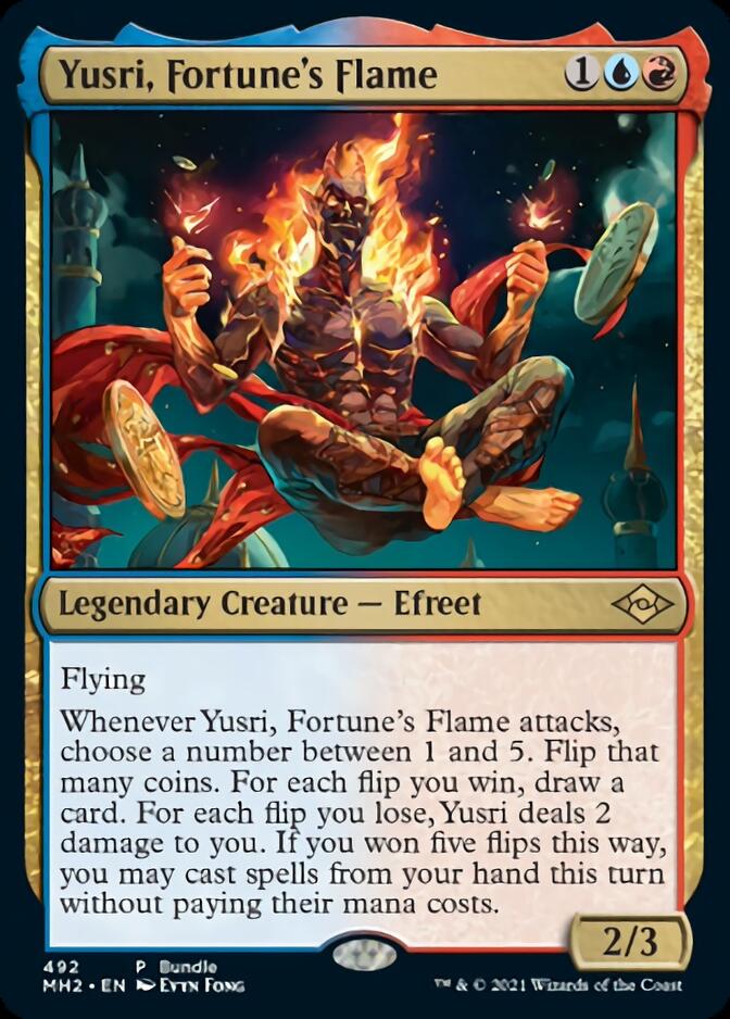 Yusri, Fortune's Flame (Bundle) [Modern Horizons 2] | Good Games Modbury