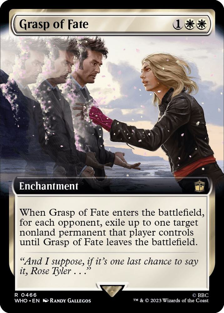 Grasp of Fate 466/331 (Universes Beyond: Doctor Who)  - Extended Art Foil | Good Games Modbury