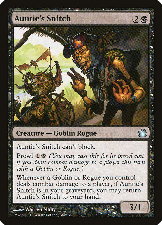 Auntie's Snitch 72/229 (Modern Masters)  | Good Games Modbury