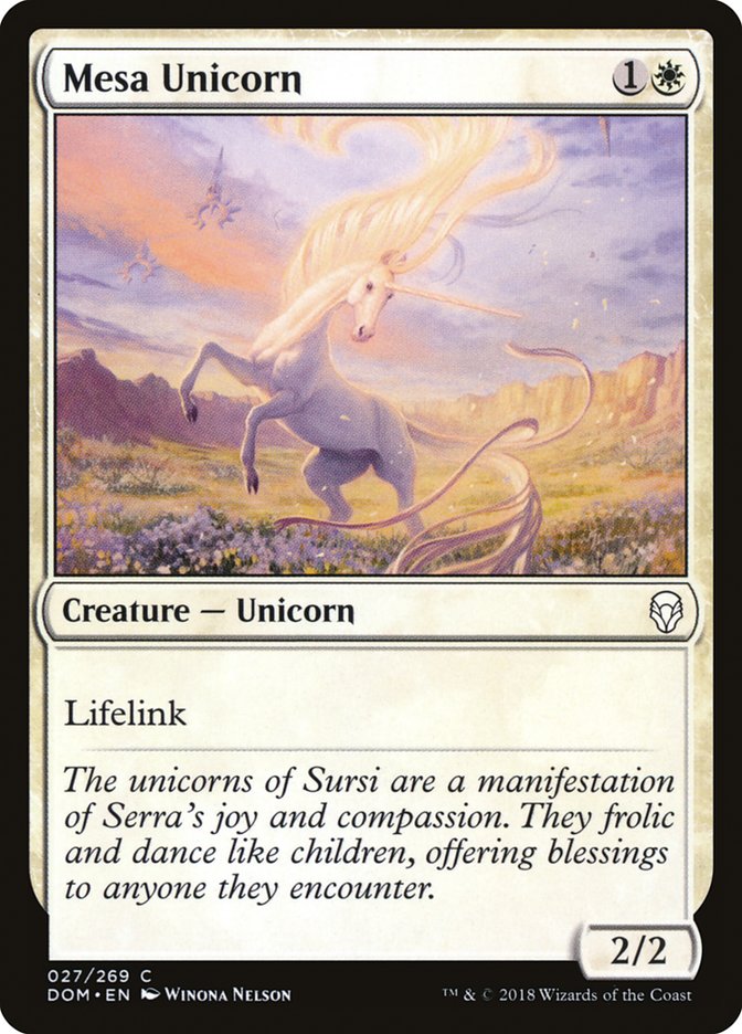 Mesa Unicorn [Dominaria] | Good Games Modbury