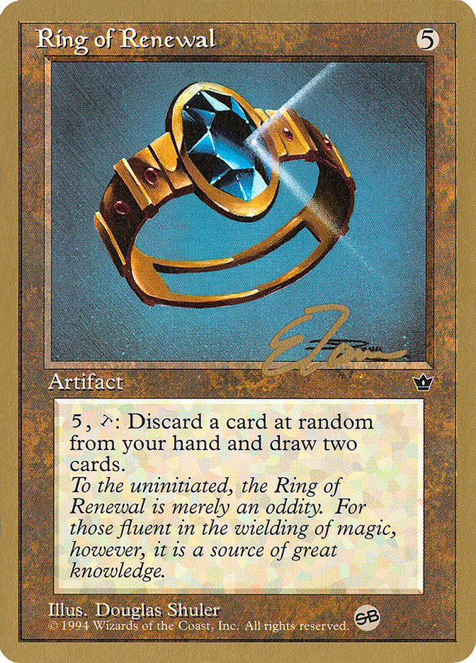 Ring of Renewal (Eric Tam) (SB) [Pro Tour Collector Set] | Good Games Modbury