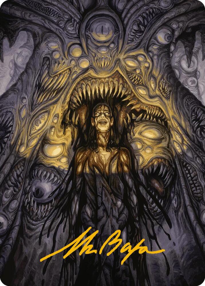 Chthonian Nightmare Art Card Gold Stamped Signature 37 (Art Series: Modern Horizons 3)  | Good Games Modbury