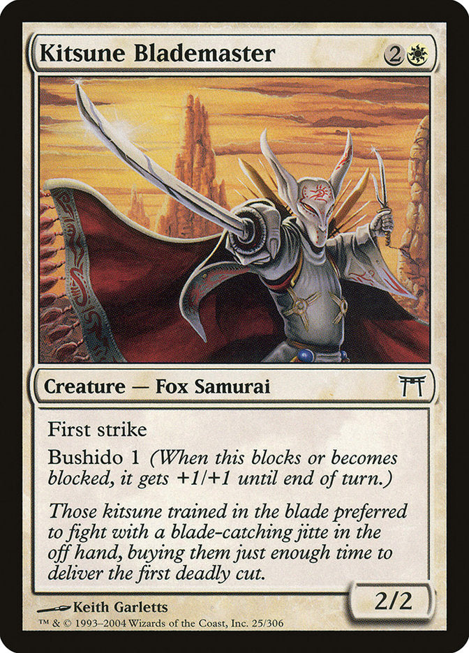 Kitsune Blademaster 25/306 (Champions of Kamigawa)  | Good Games Modbury