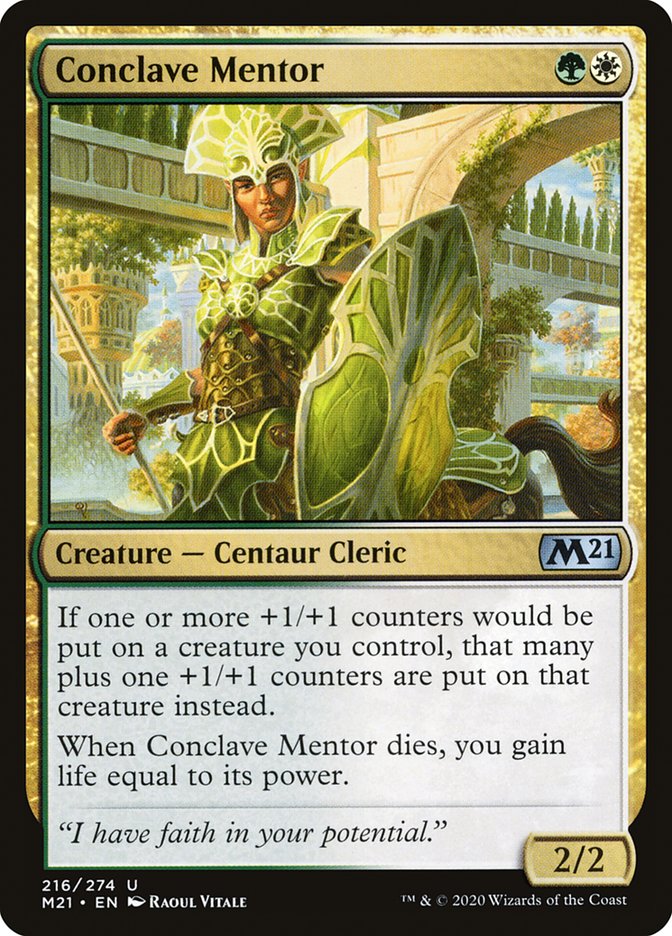 Conclave Mentor [Core Set 2021] | Good Games Modbury