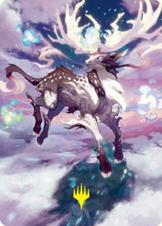 Hinata Dawn Crowned Art Card Gold Stamped Signature 68 (Art Series: Kamigawa: Neon Dynasty)  | Good Games Modbury