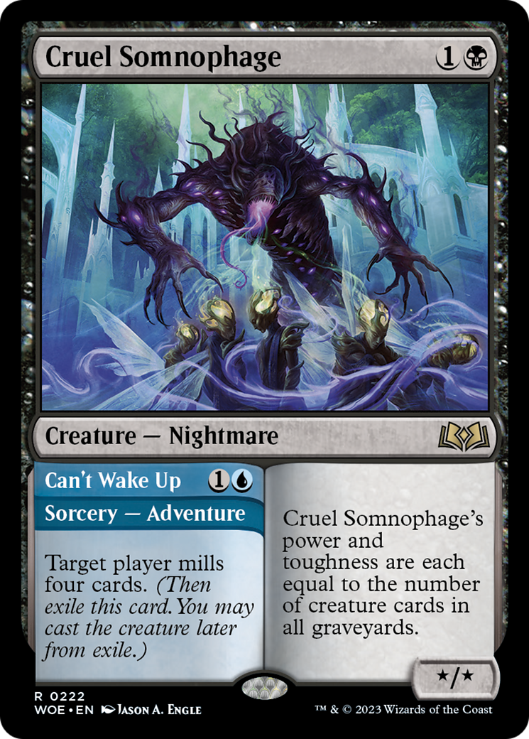 Cruel Somnophage // Can't Wake Up [Wilds of Eldraine] | Good Games Modbury