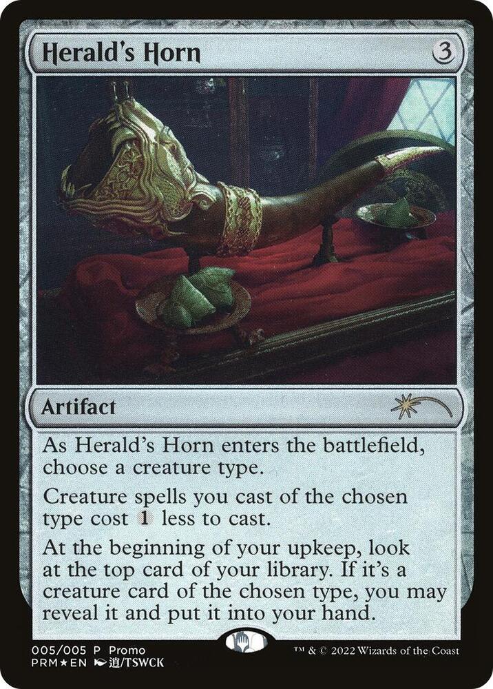 Heralds Horn Year of the Tiger 2022 5/5 (Unique and Miscellaneous Promos)  - Foil | Good Games Modbury