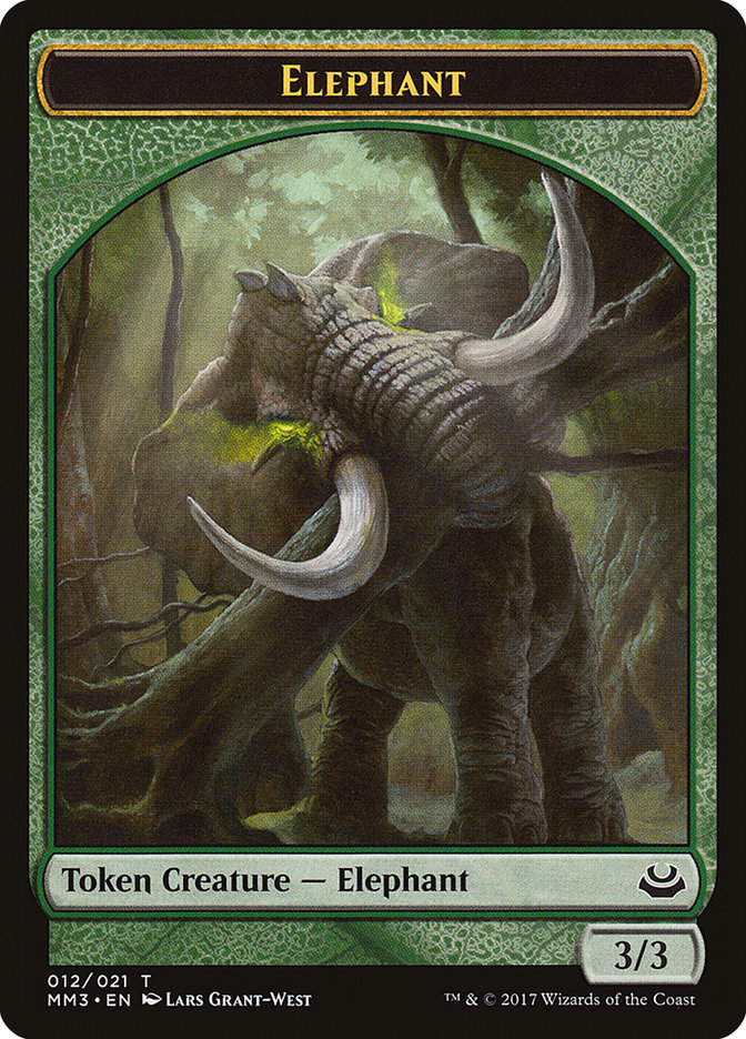 Elephant Token [Modern Masters 2017 Tokens] | Good Games Modbury