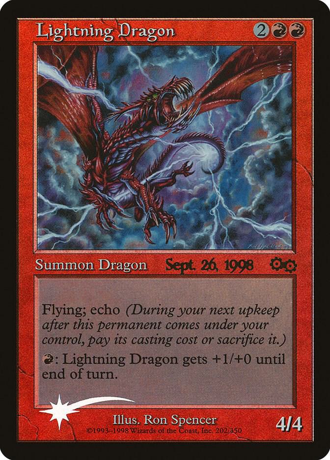 Lightning Dragon 202/1 (Prerelease Cards)  - Foil | Good Games Modbury