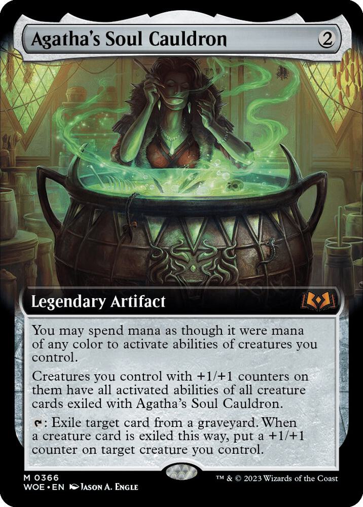 Agatha's Soul Cauldron 366/276 (Wilds of Eldraine)  - Extended Art | Good Games Modbury