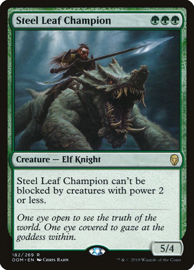 Steel Leaf Champion 182/269 (Dominaria)  | Good Games Modbury