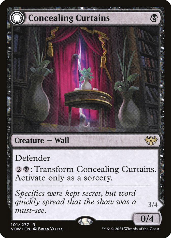 Concealing Curtains // Revealing Eye 101/277 (Innistrad: Crimson Vow)  | Good Games Modbury