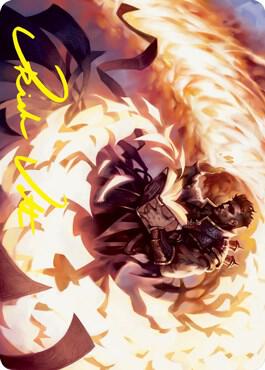 Revel in Silence Art Card Gold Stamped Signature 36 (Art Series: Strixhaven)  | Good Games Modbury