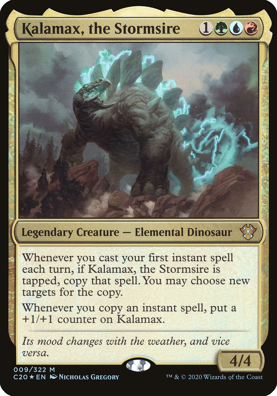 Kalamax, the Stormsire (Oversized) [Commander 2020 Oversized] | Good Games Modbury