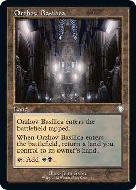 Orzhov Basilica Retro Frame 191/40 (Commander: The Brothers' War)  | Good Games Modbury