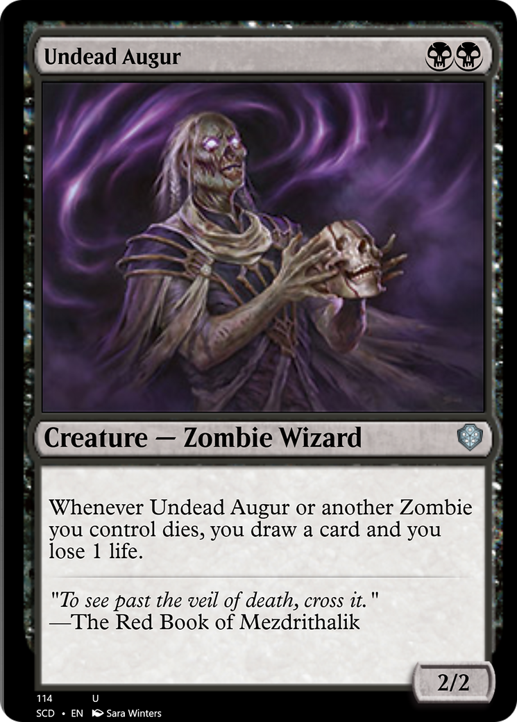 Undead Augur [Starter Commander Decks] | Good Games Modbury