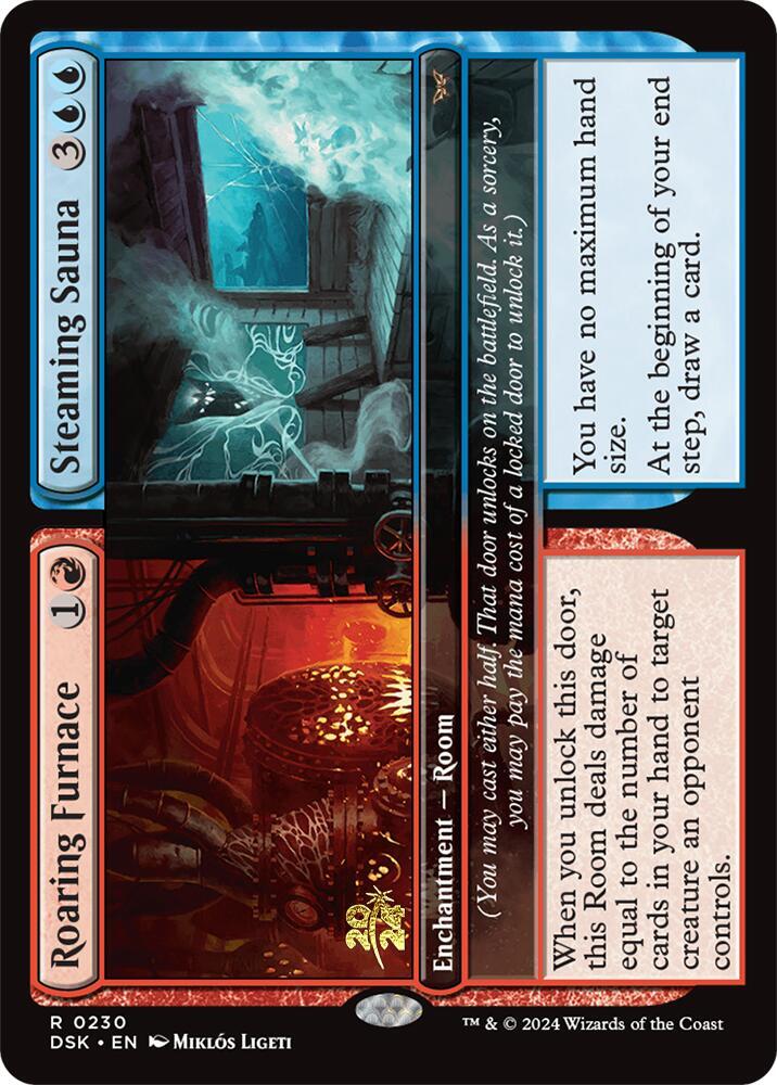 Roaring Furnace Steaming Sauna 230s/180 (Prerelease Cards)  - Foil | Good Games Modbury