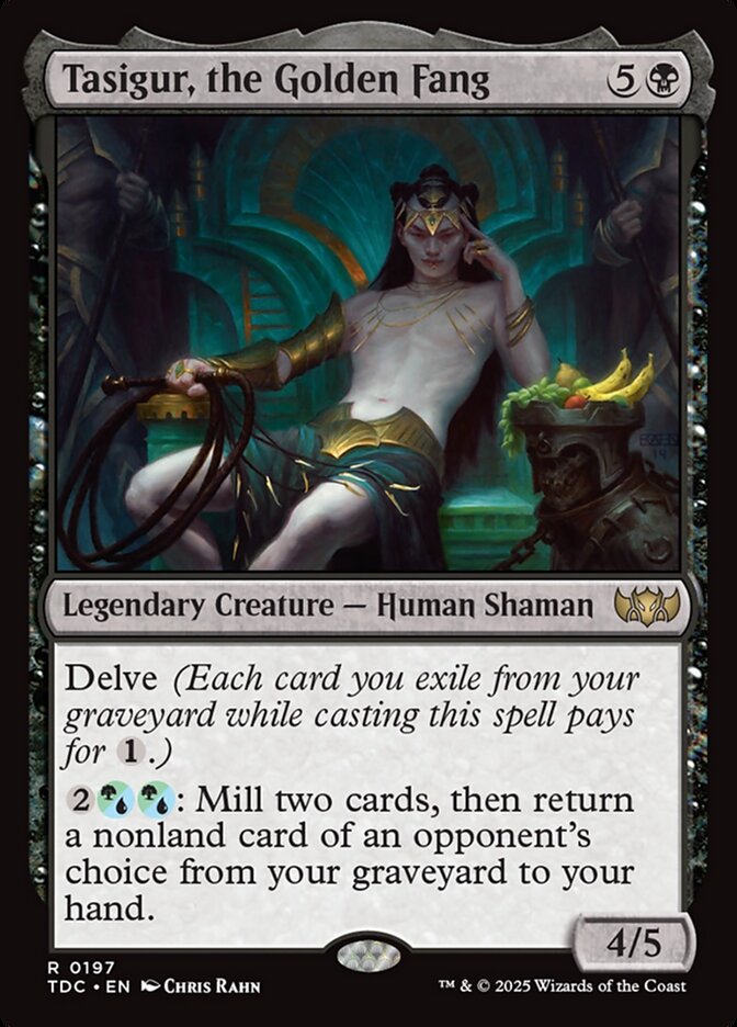 Tasigur, the Golden Fang 197/413 (Commander: Tarkir: Dragonstorm)  | Good Games Modbury