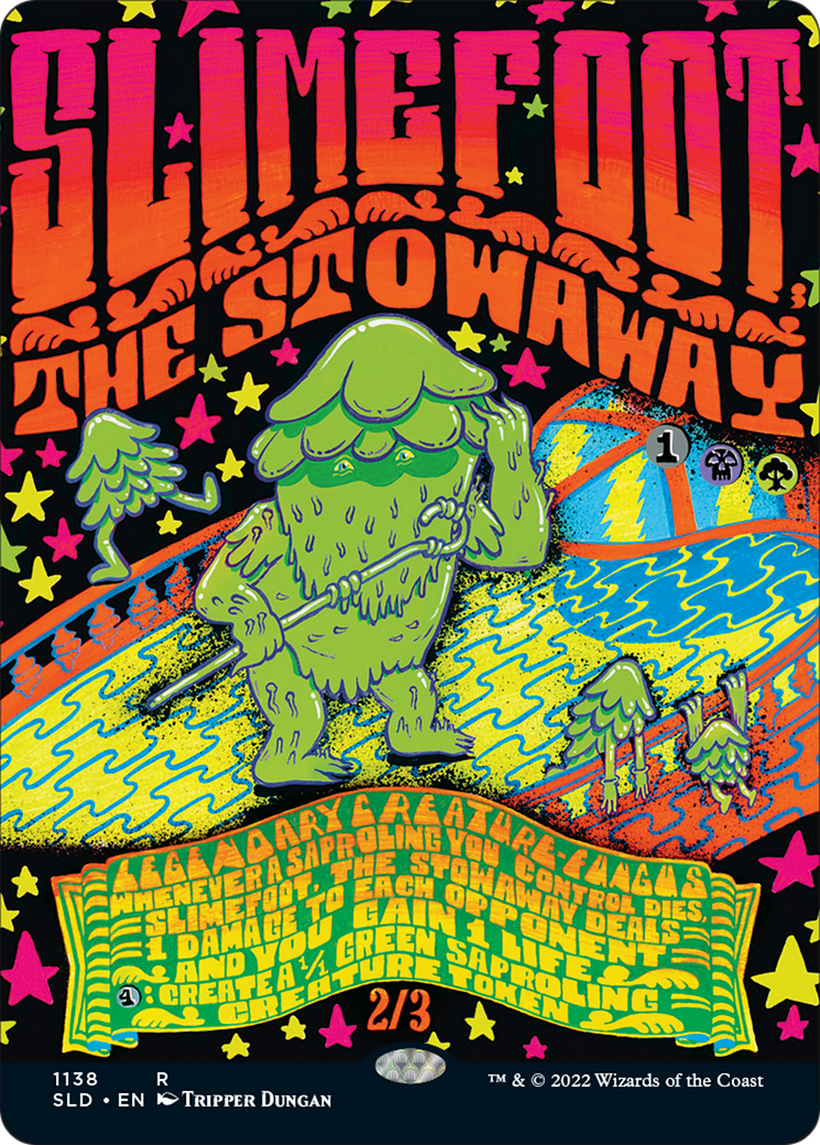 Slimefoot, the Stowaway (Borderless) [Secret Lair Drop Series] | Good Games Modbury