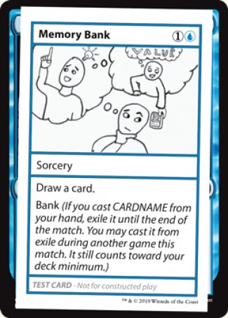 Memory Bank (2021 Edition) [Mystery Booster Playtest Cards] | Good Games Modbury