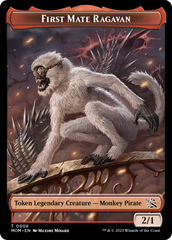 First Mate Ragavan // Phyrexian Saproling Double-Sided Token [March of the Machine Tokens] | Good Games Modbury