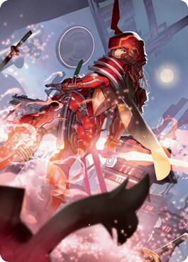 Peerless Samurai Art Card 63 (Art Series: Kamigawa: Neon Dynasty)  | Good Games Modbury