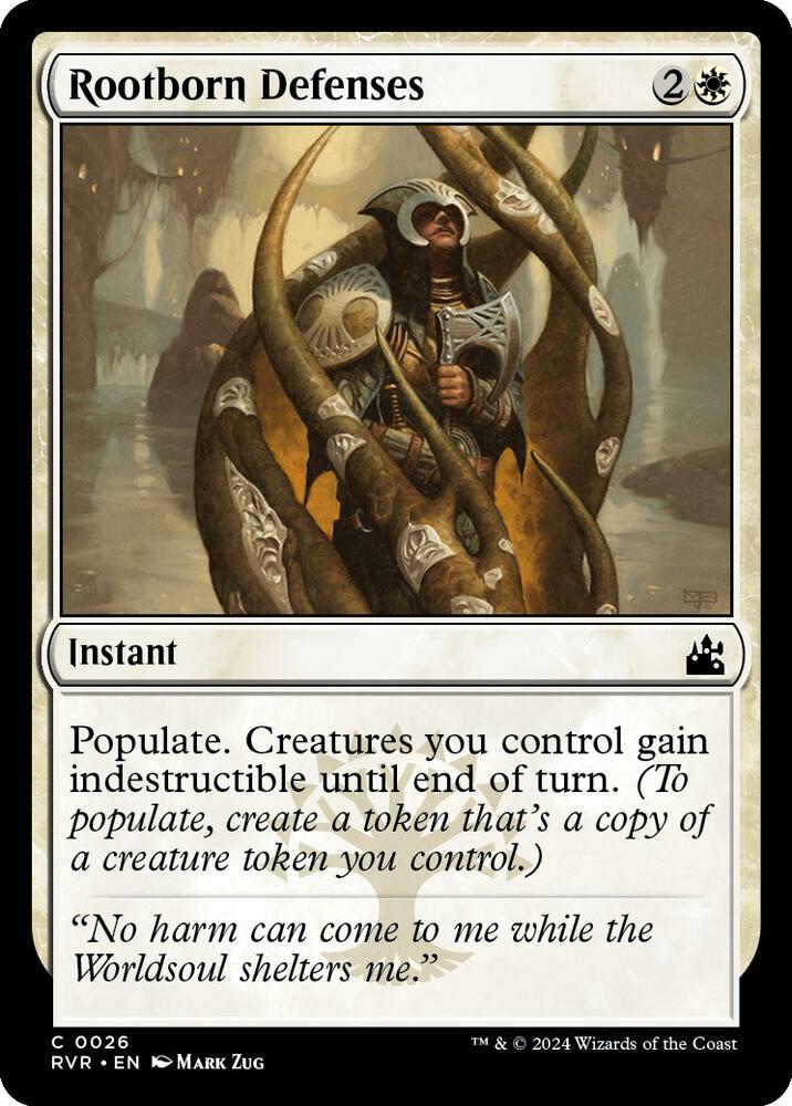 Rootborn Defenses 26 (Ravnica Remastered)  - Foil | Good Games Modbury